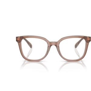 imageCoach Womens Hc6225u Universal Fit Square Prescription Eyewear FramesTransparent Brown GreyDemo Lens