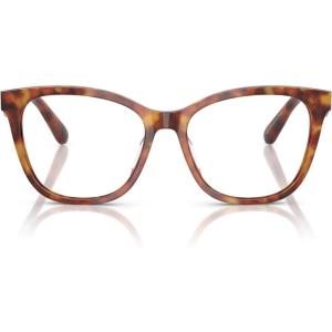 imageCoach Womens Hc6256u Universal Fit Square Prescription Eyewear FramesCaramel TortoiseDemo Lens