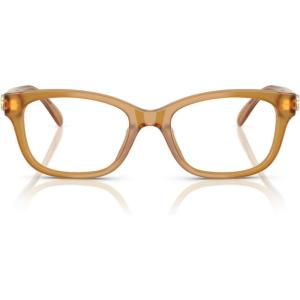 imageCoach Womens Hc6257u Universal Fit Square Prescription Eyewear FramesMilky AmberDemo Lens