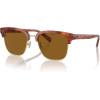 imageCOACH Mens HC8326 Square Sunglasses Caramel TortoiseLight GoldBrown Solid Polarized 52 mm