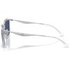 imageCOACH Mens Hc7171 Square SunglassesSilverTransparent ClearBlue Solid