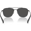 imageCOACH Mens Hc7172 Metal C Hardware Aviator SunglassesSatin BlackGrey Solid