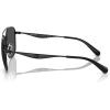 imageCOACH Mens Hc7172 Metal C Hardware Aviator SunglassesSatin BlackGrey Solid