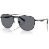 imageCOACH Mens Hc7172 Metal C Hardware Aviator SunglassesSatin Ink BlueBlue Solid