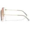 imageCOACH Womens HC7174D Square Sunglasses Shiny Light GoldBlush Solid 59 mm