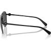 imageCOACH Womens Hc7128 Aviator SunglassesShiny BlackGrey Solid