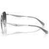 imageCOACH Womens Hc7169 Aviator SunglassesShiny SilverGrey Gradient