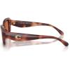 imageCOACH Womens Hc8390u Sculpted C Hardware Universal Fit Rectangular SunglassesCaramel TortoiseBrown Solid