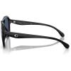 imageCOACH Womens Hc8406u Sculpted C Hardware Universal Fit Aviator SunglassesBlackBlue Solid