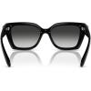 imageCOACH Womens Hc8408f Maxi C Hardware Low Bridge Fit Square SunglassesBlackGrey Gradient