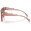 imageCOACH Womens Hc8408f Maxi C Hardware Low Bridge Fit Square SunglassesMilky BuffBrown Rose Gradient