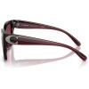 imageCOACH Womens Hc8408f Maxi C Hardware Low Bridge Fit Square SunglassesMilky BurgundyBerry Gradient