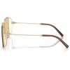 imageCOACH Womens Square Metal Frame SunglassesShiny Light GoldYellow Solid