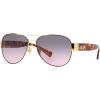 imageCoach HC7059 Sunglasses PurpleGoldGrey Purple Gradient 58 mm