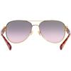 imageCoach HC7059 Sunglasses PurpleGoldGrey Purple Gradient 58 mm
