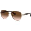 imageCoach HC7111 Sunglasses Light GoldBrown Gradient 57 mm