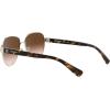 imageCoach HC7111 Sunglasses Light GoldBrown Gradient 57 mm