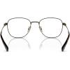 imageCoach Mens Hc5163 Square Prescription Eyewear FramesAntique GoldDemo Lens