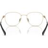 imageCoach Mens Hc5163 Square Prescription Eyewear FramesLight Gold Satin ColorBlackDemo Lens