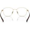 imageCoach Mens Hc5163 Square Prescription Eyewear FramesLight Gold Satin ColorDemo Lens