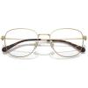 imageCoach Mens Hc5163 Square Prescription Eyewear FramesLight Gold Satin ColorDemo Lens