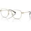 imageCoach Mens Hc5163 Square Prescription Eyewear FramesLight Gold Satin ColorDemo Lens
