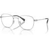 imageCoach Mens Hc5163 Square Prescription Eyewear FramesSilver Satin ColorDemo Lens