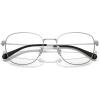 imageCoach Mens Hc5163 Square Prescription Eyewear FramesSilver Satin ColorDemo Lens