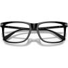 imageCoach Mens Hc6228u Universal Fit Square Prescription Eyewear FramesBlackDemo Lens