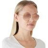 imageCoach Womens 0HC7079 58mmLight GoldRose Gold Gradient Mirrored