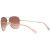 imageCoach Womens 0HC7079 58mmLight GoldRose Gold Gradient Mirrored