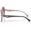 imageCoach Womens HC8410U Rivet Universal Fit Butterfly Sunglasses Milky VioletFloral FieldPurple Pink Gradient 56 mm