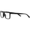 imageCoach Womens Hc6166u Universal Fit Rectangular Prescription Eyewear FramesBlackDemo Lens