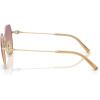 imageCoach Womens Hc7175 Butterfly SunglassesShiny Light GoldBurgundy Sunset Gradient