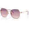 imageCoach Womens Hc7175 Butterfly SunglassesShiny Rose GoldPurple Blue Gradient
