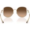 imageCoach Womens Hc7176b Round SunglassesShiny Light GoldFawnBrown Gradient