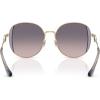 imageCoach Womens Hc7176b Round SunglassesShiny Light GoldLilacLilac Peach Gradient