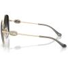 imageCoach Womens Hc7176b Round SunglassesShiny Light GoldSmokeGrey Gradient