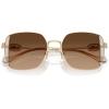 imageCoach Womens Hc7177b Square SunglassesShiny Light GoldFawnBrown Gradient
