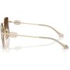 imageCoach Womens Hc7177b Square SunglassesShiny Light GoldFawnBrown Gradient