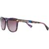 imageCoach Womens Hc8132 Cat Eye SunglassesPurple Confetti TortoisePurple Gradient