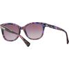 imageCoach Womens Hc8132 Cat Eye SunglassesPurple Confetti TortoisePurple Gradient