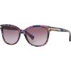 imageCoach Womens Hc8132 Cat Eye SunglassesPurple Confetti TortoisePurple Gradient