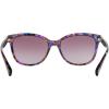imageCoach Womens Hc8132 Cat Eye SunglassesPurple Confetti TortoisePurple Gradient