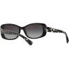 imageCoach Womens Hc8168 Rectangular SunglassesBlackGrey Gradient