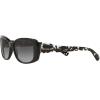 imageCoach Womens Hc8168 Rectangular SunglassesBlackGrey Gradient