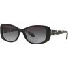 imageCoach Womens Hc8168 Rectangular SunglassesBlackGrey Gradient
