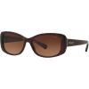 imageCoach Womens Hc8168 Rectangular SunglassesDark TortoiseBrown Gradient