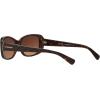 imageCoach Womens Hc8168 Rectangular SunglassesDark TortoiseBrown Gradient