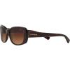 imageCoach Womens Hc8168 Rectangular SunglassesDark TortoiseBrown Gradient